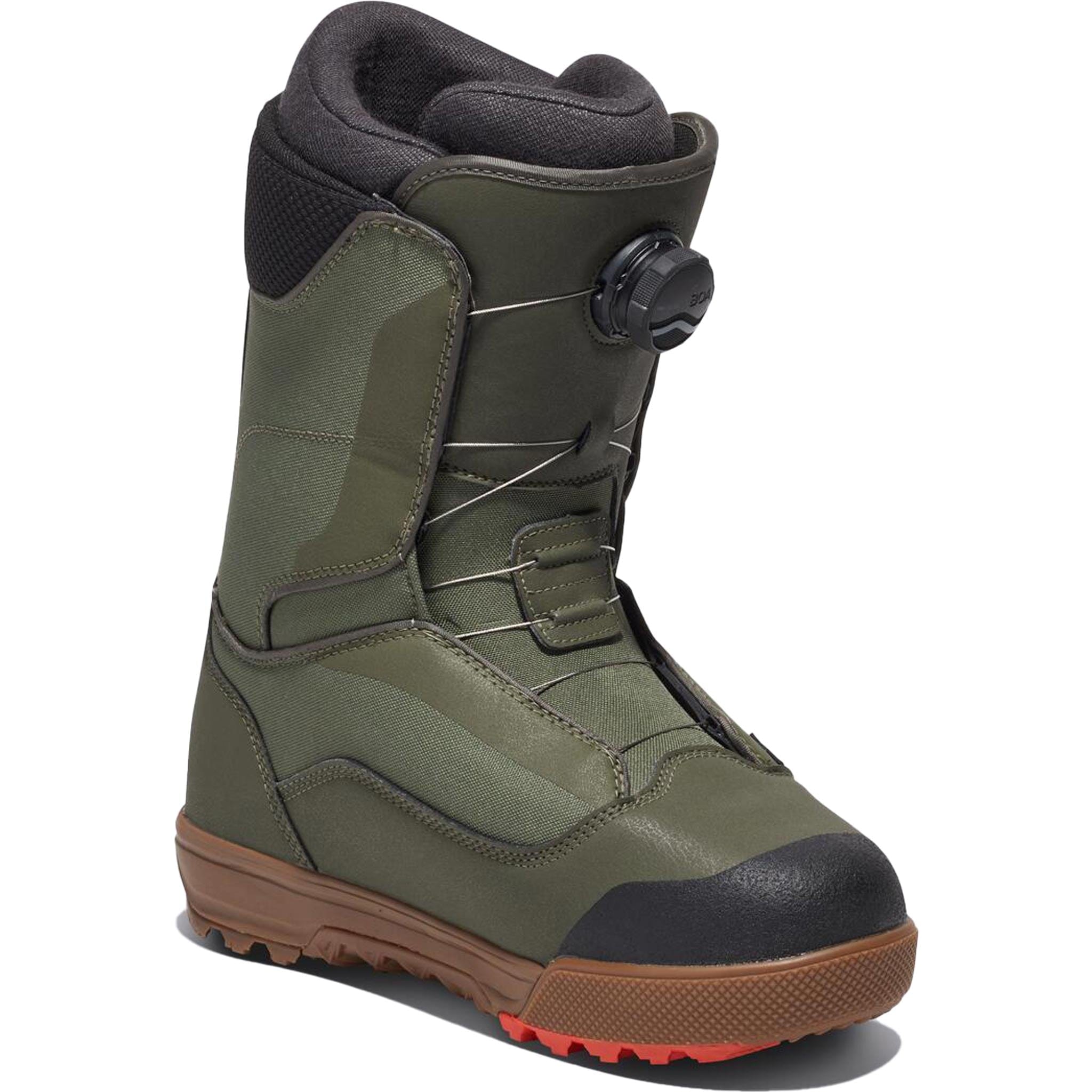 Vans Aura Pro Snowboard Boots Green Gum 2025 Mens Boots