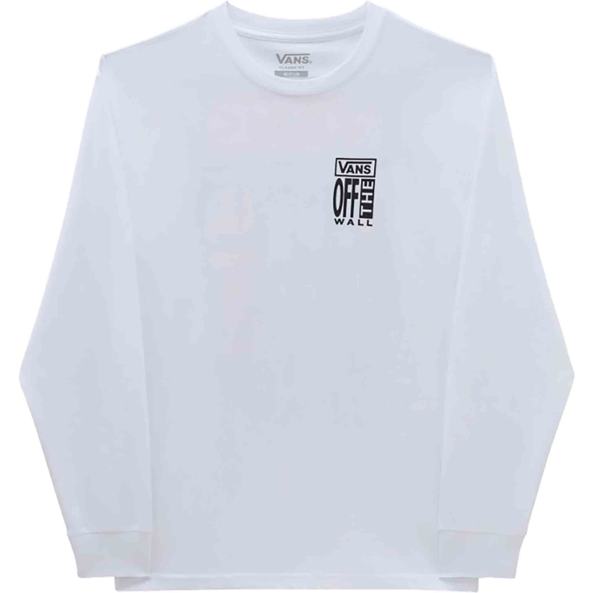 Vans AVE Long Sleeve Tee White T Shirt