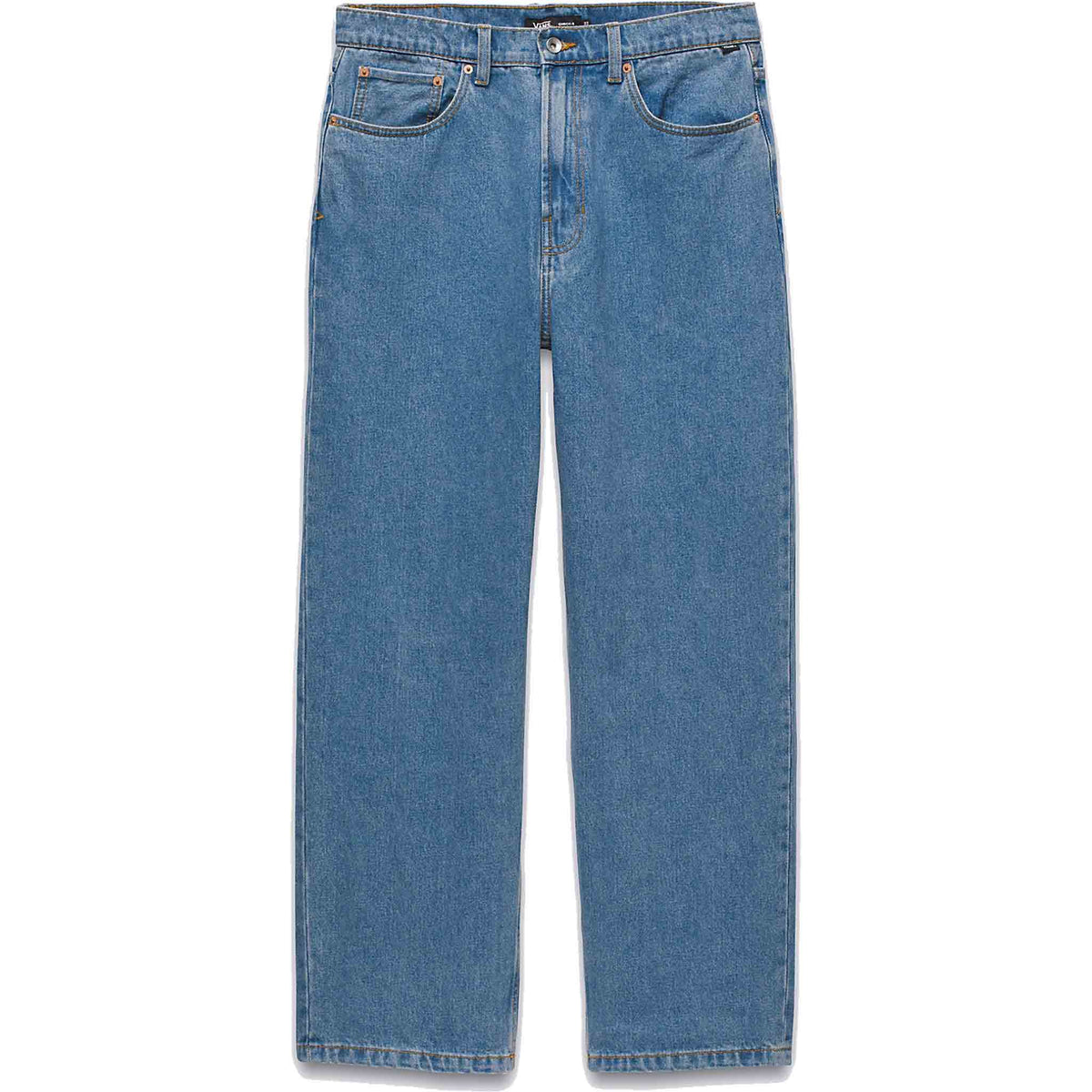 Vans Check 5 Baggy Denim Pant Stone Wash Blue - Sanction Skate And