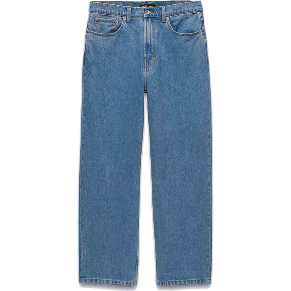 Vans Check 5 Baggy Denim Pant Stone Wash Blue - Sanction Skate And