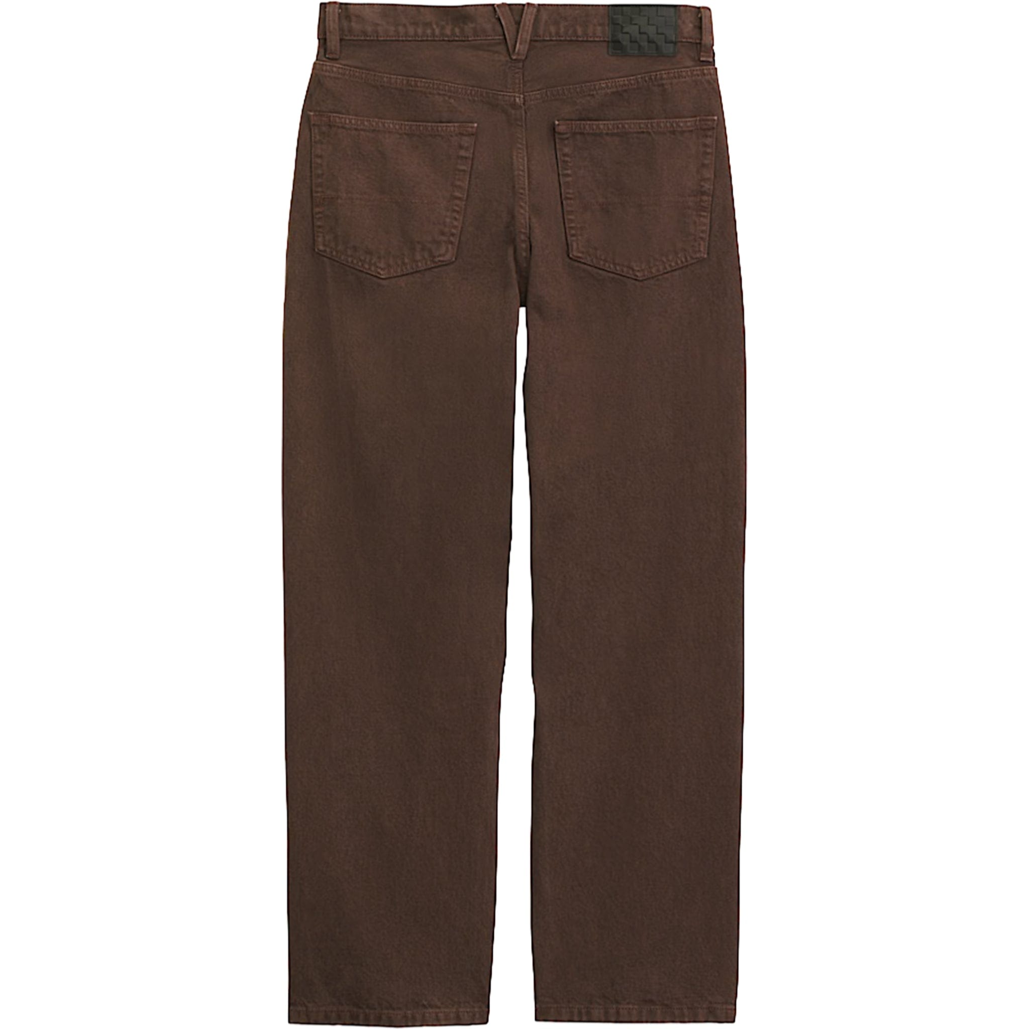 Vans Check-5 Loose Denim Pants Dark Brown Pants
