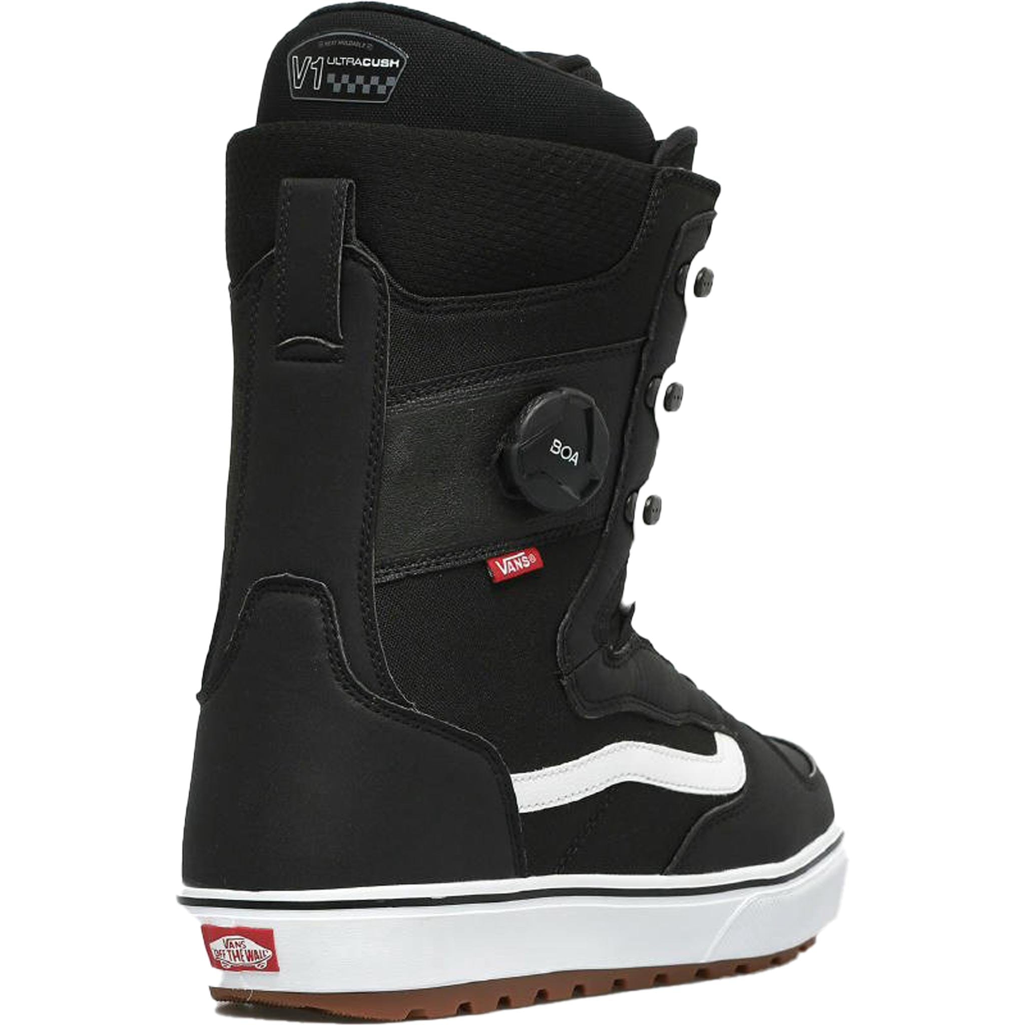 Vans Invado OG Snowboard Boots Black White 2025 Mens Boots