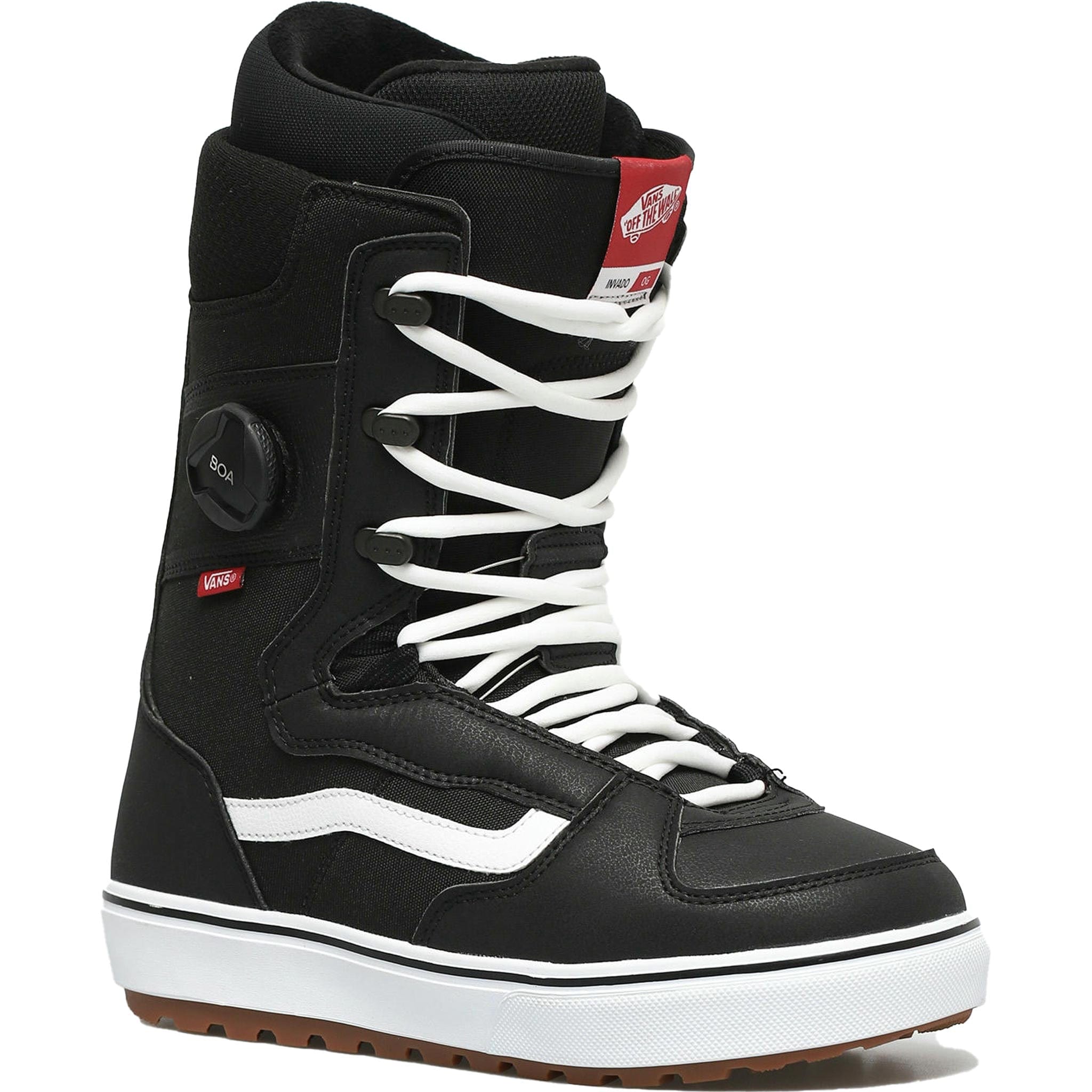 Vans Invado OG Snowboard Boots Black White 2025 Mens Boots