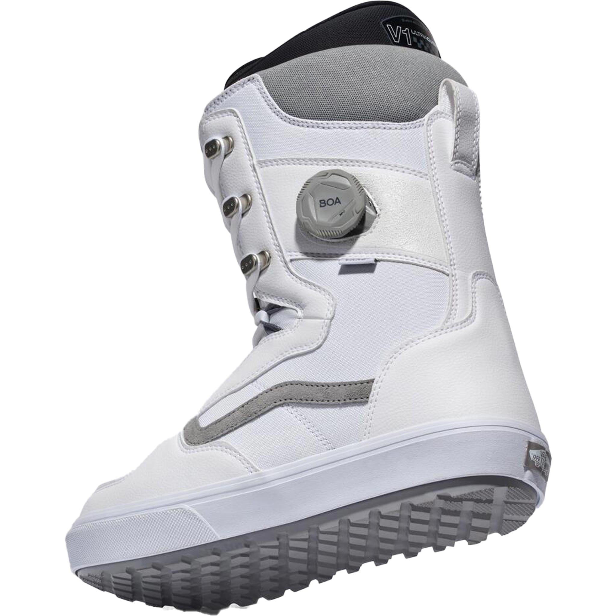 Vans Invado OG Snowboard Boots White Grey 2025 Mens Boots