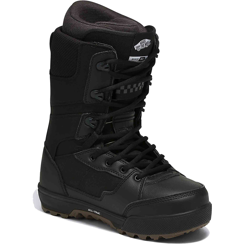 Vans Invado Pro Snowboard Boot Black Gum 2024 Mens Boots