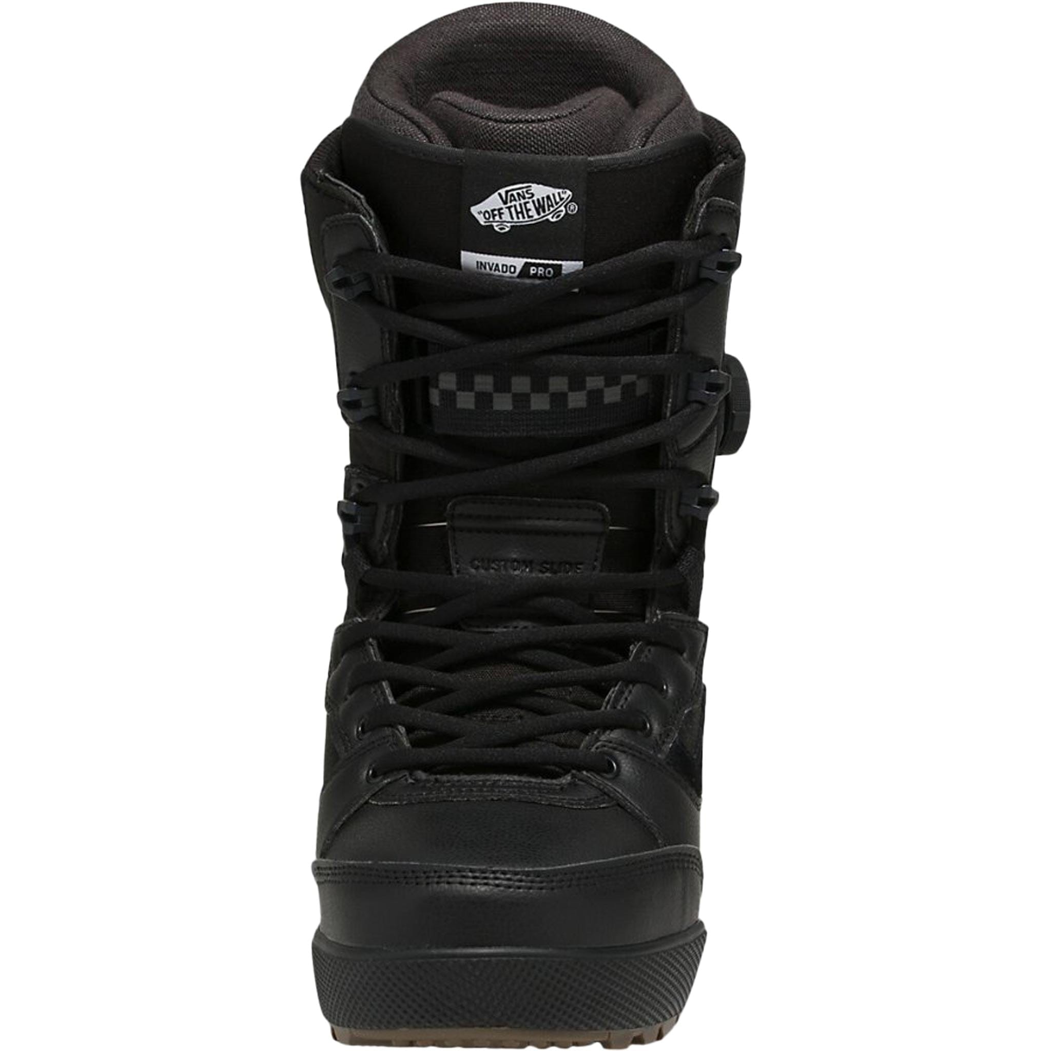 Vans Invado Pro Snowboard Boots Black Gum 2025 Mens Boots