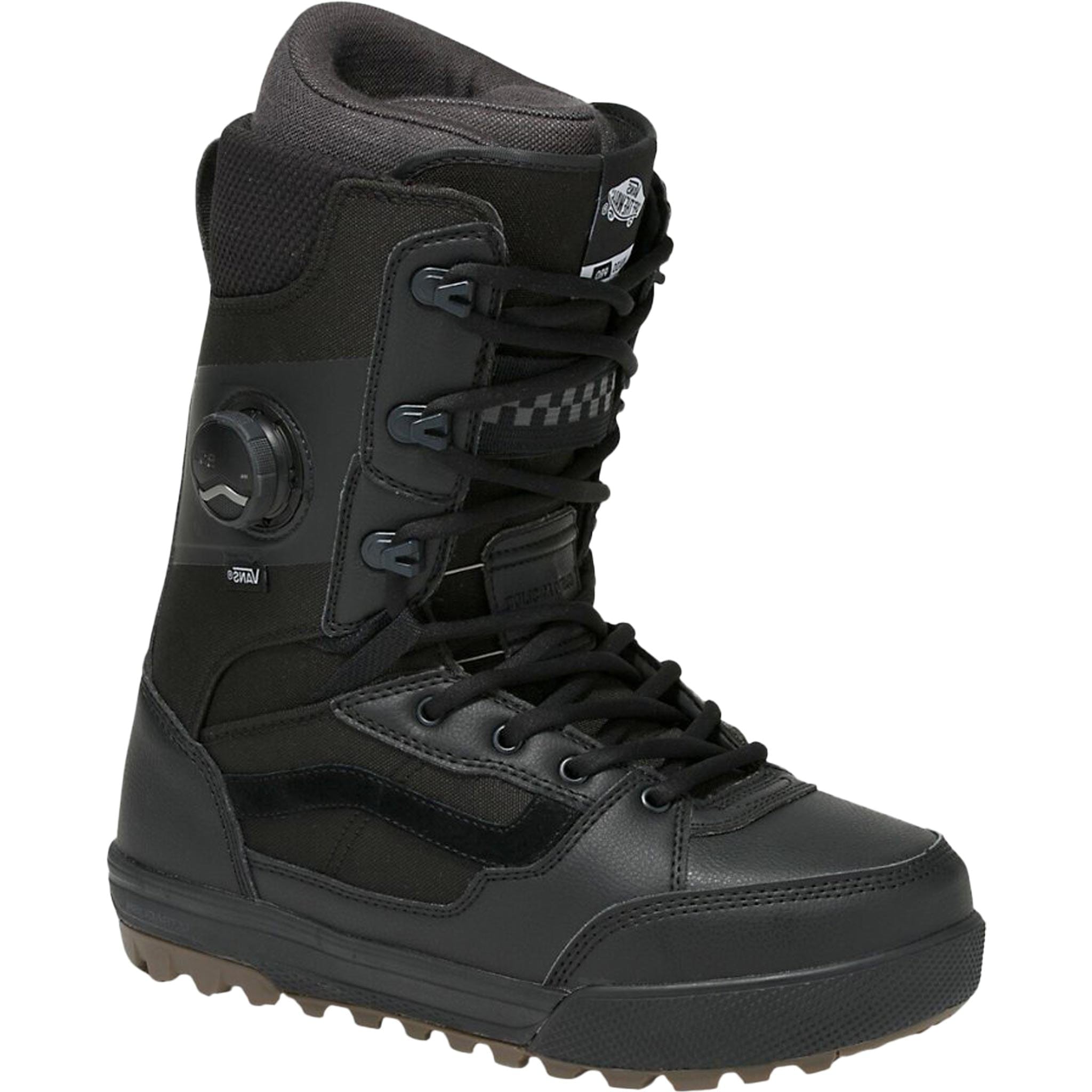 Vans Invado Pro Snowboard Boots Black Gum 2025 Mens Boots