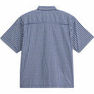 Vans Larkspur Mini Plaid Shirt Deep Indigo Blue Button Up