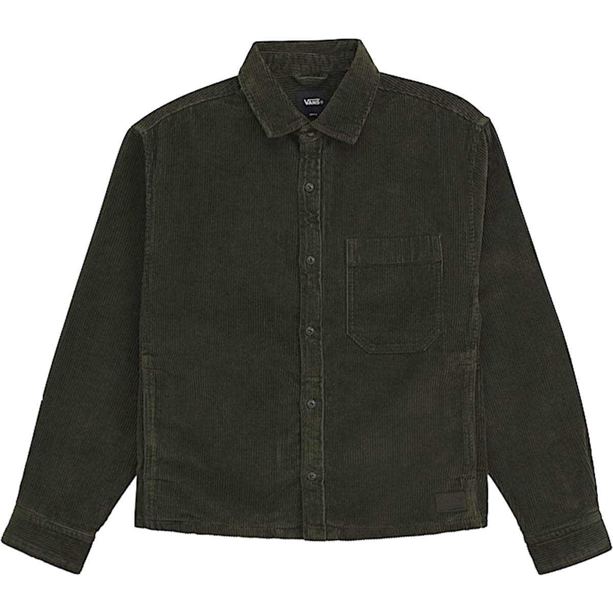 Vans Martinez Overshirt Obsidian Fern Green Button Up