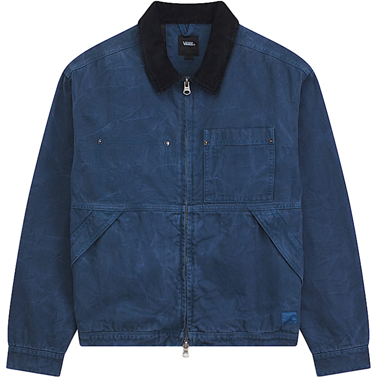 Vans Nico Cropped Chore Canvas Jacket True Navy Blue Casual Jackets