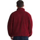 Vans Shepard Half-Zip Polar Fleece Bordeaux Red Sweatshirts
