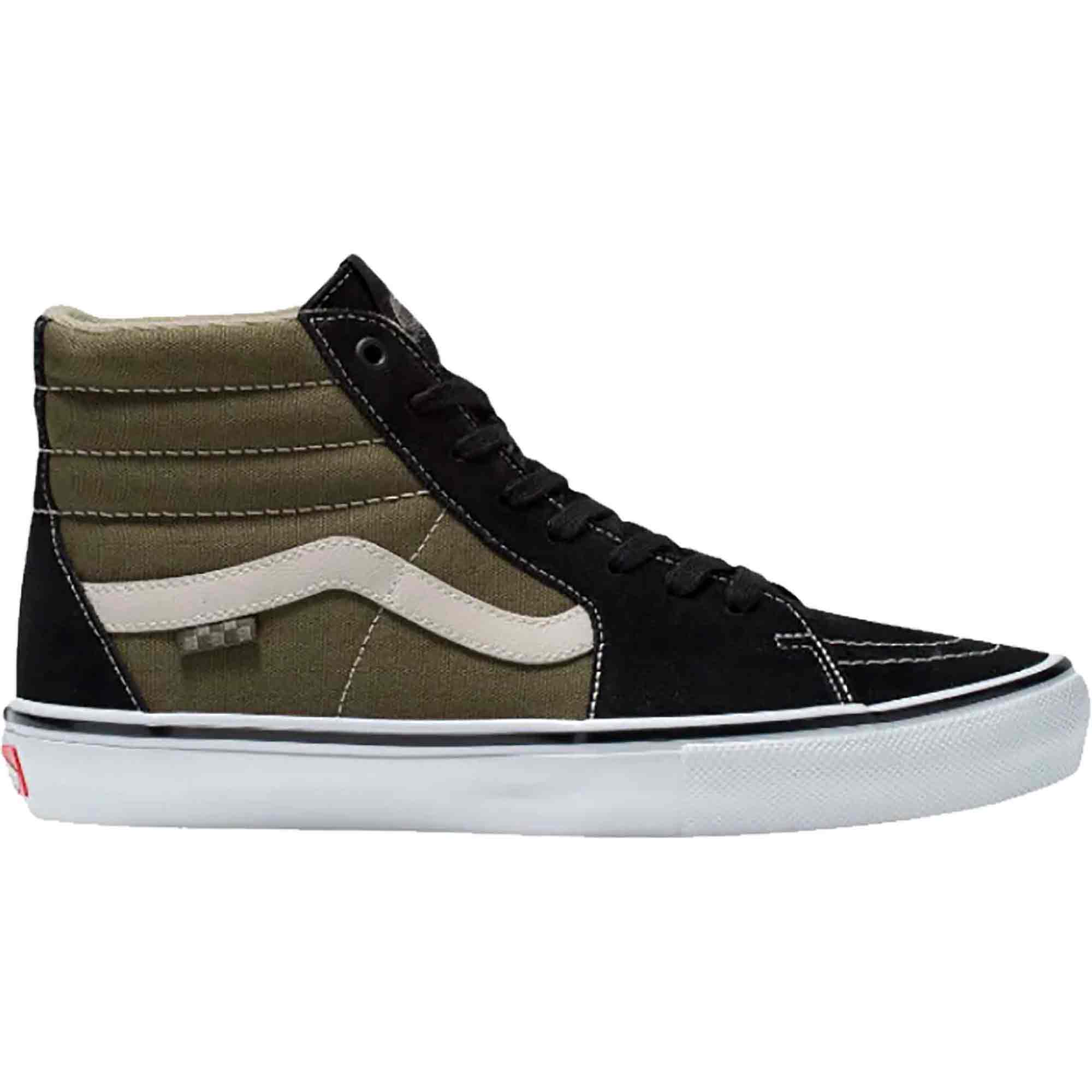 Vans Sk8 Hi Black Green Shoes