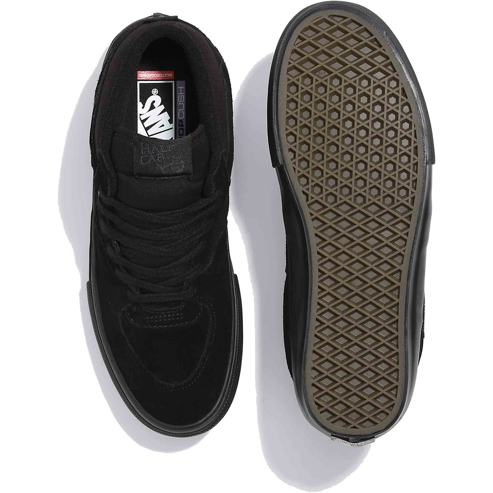 Vans Skate Half Cab Black Black Shoes