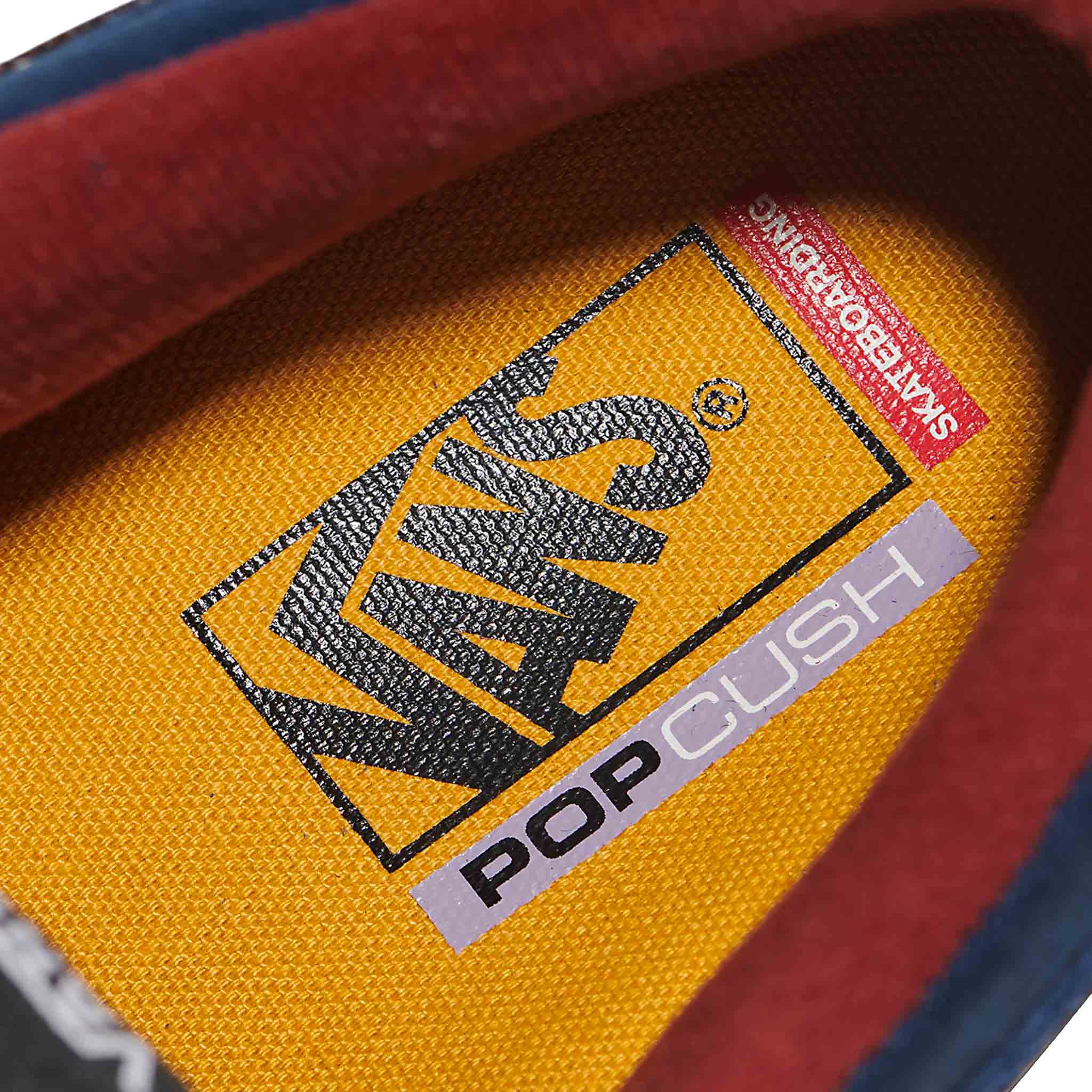 Vans Skate Half Cab Navy Burgundy Shoes