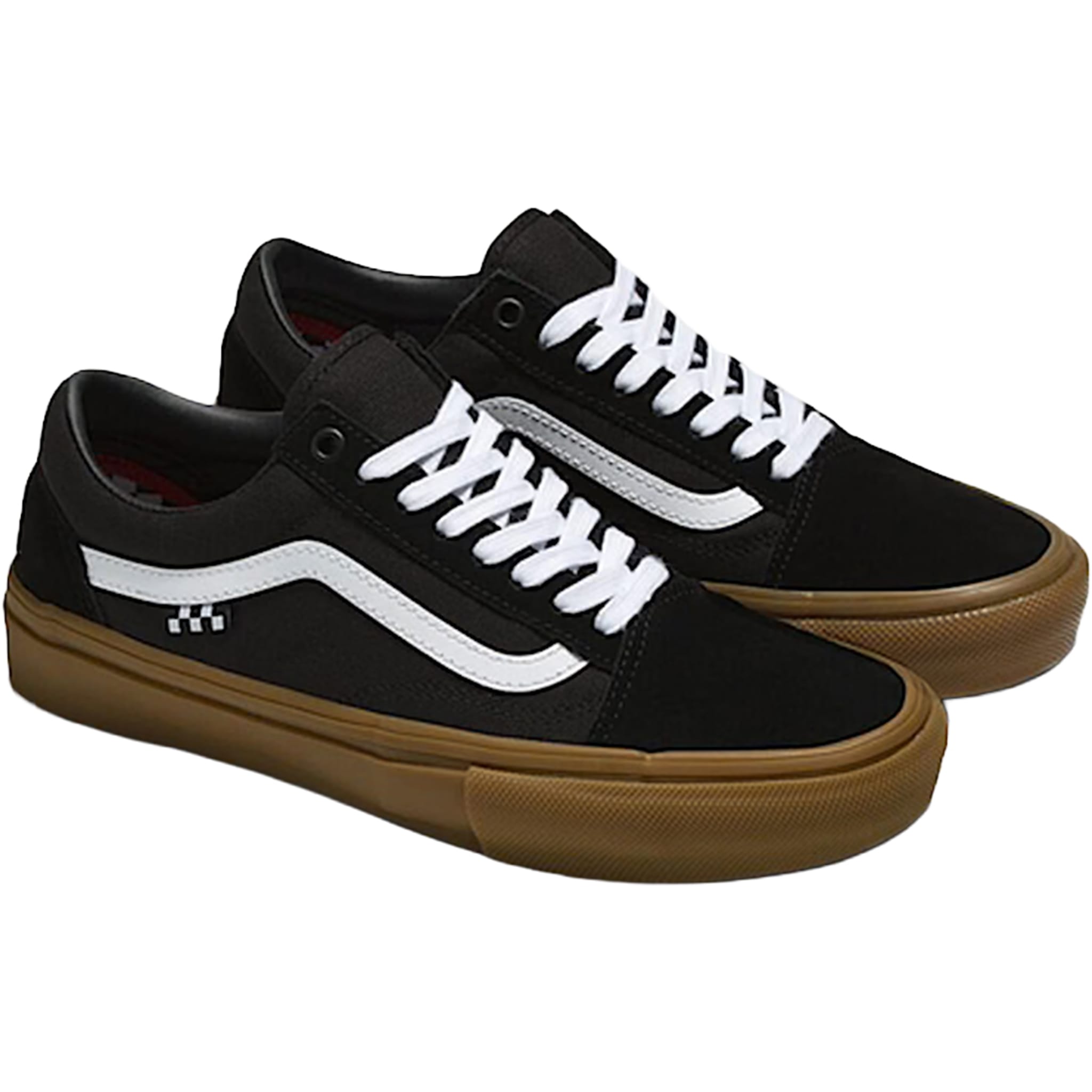 Vans Skate Old Skool Shoes Black Gum Shoes