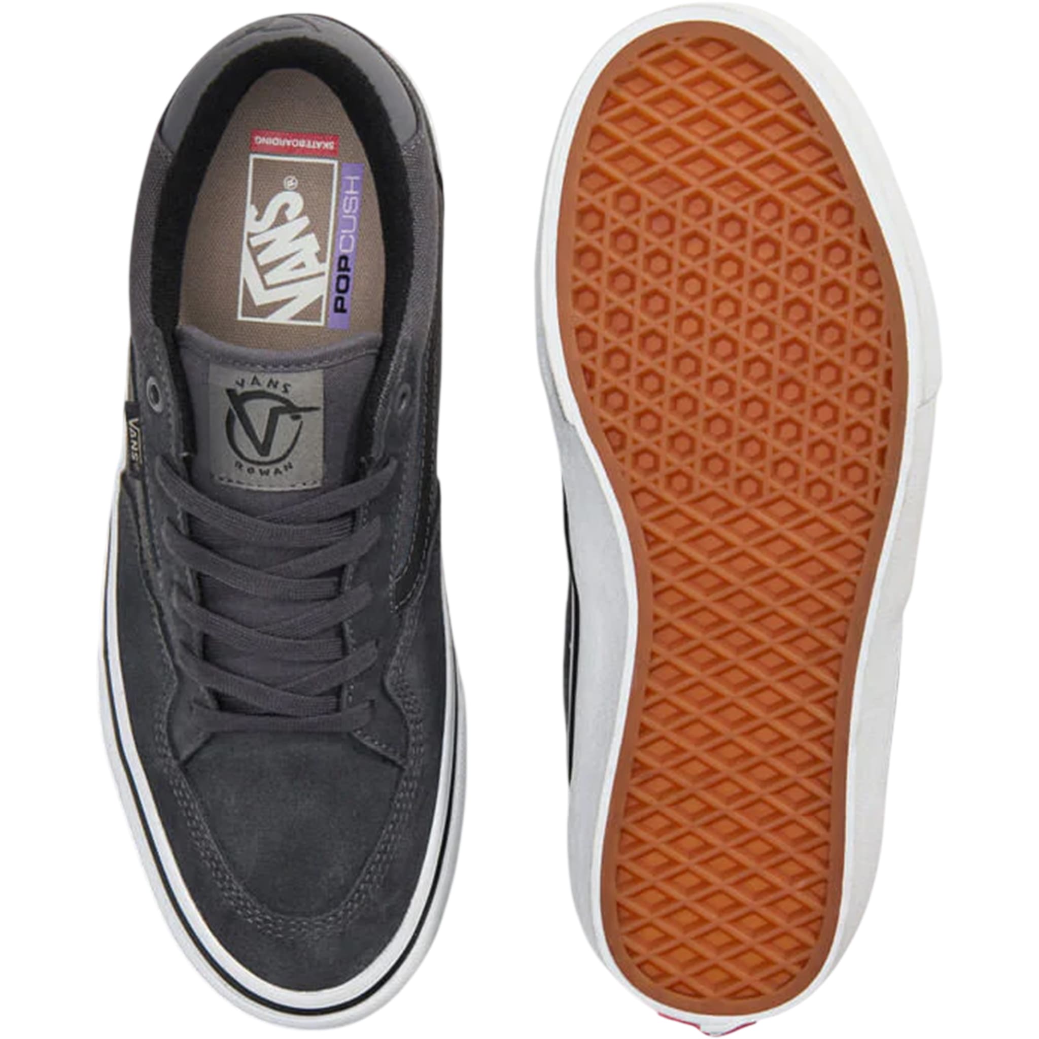 Vans Skate Rowan Shoe Asphalt White Shoes
