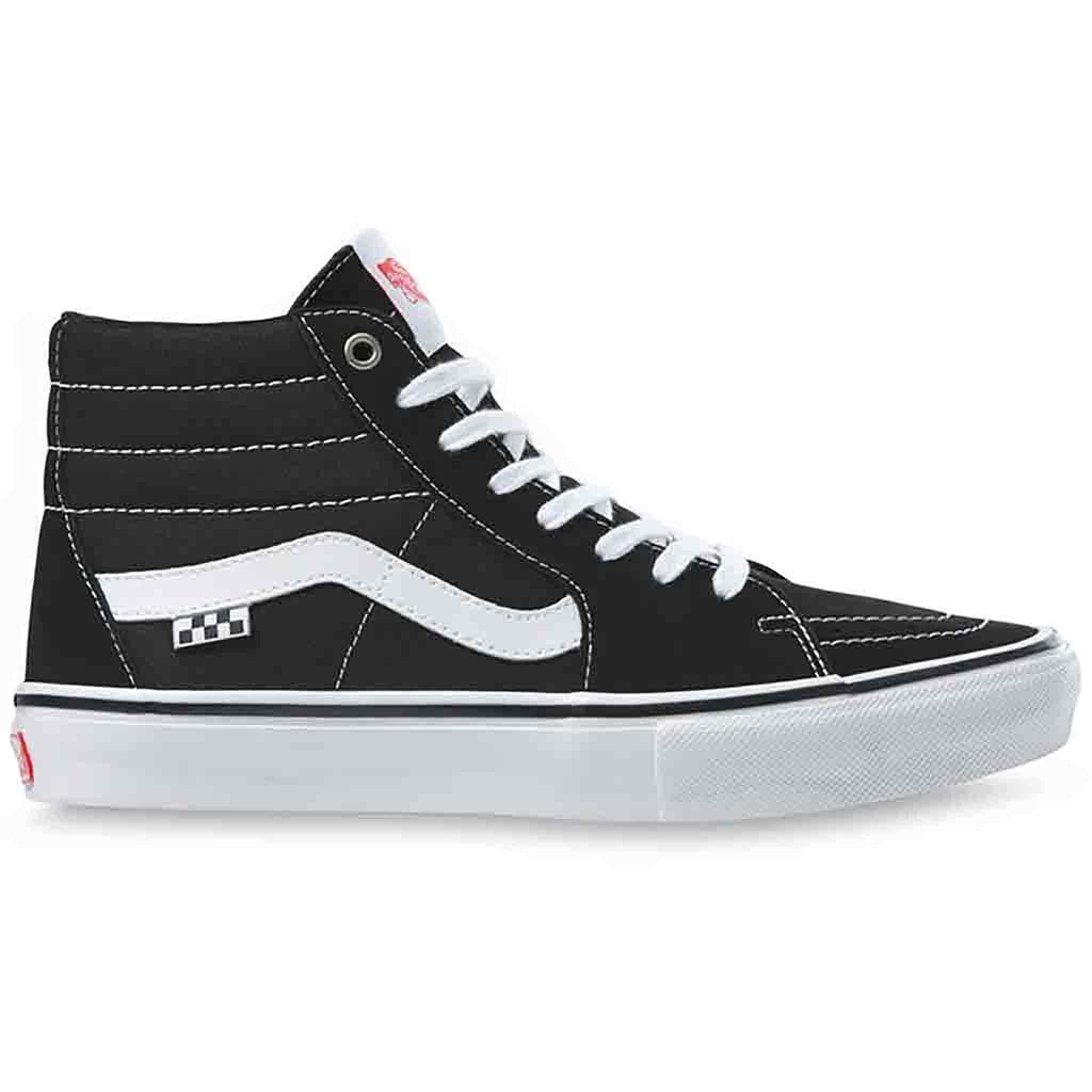 Vans Skate Sk8 Hi Black White Shoes
