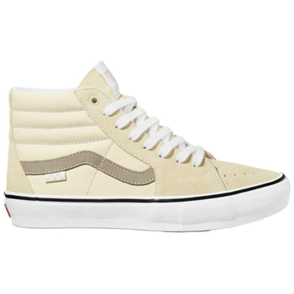 Vans Skate Sk8 Hi Bone White Shoes
