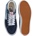 Vans Skate Sk8-Hi Shoe Navy Blue White Shoes