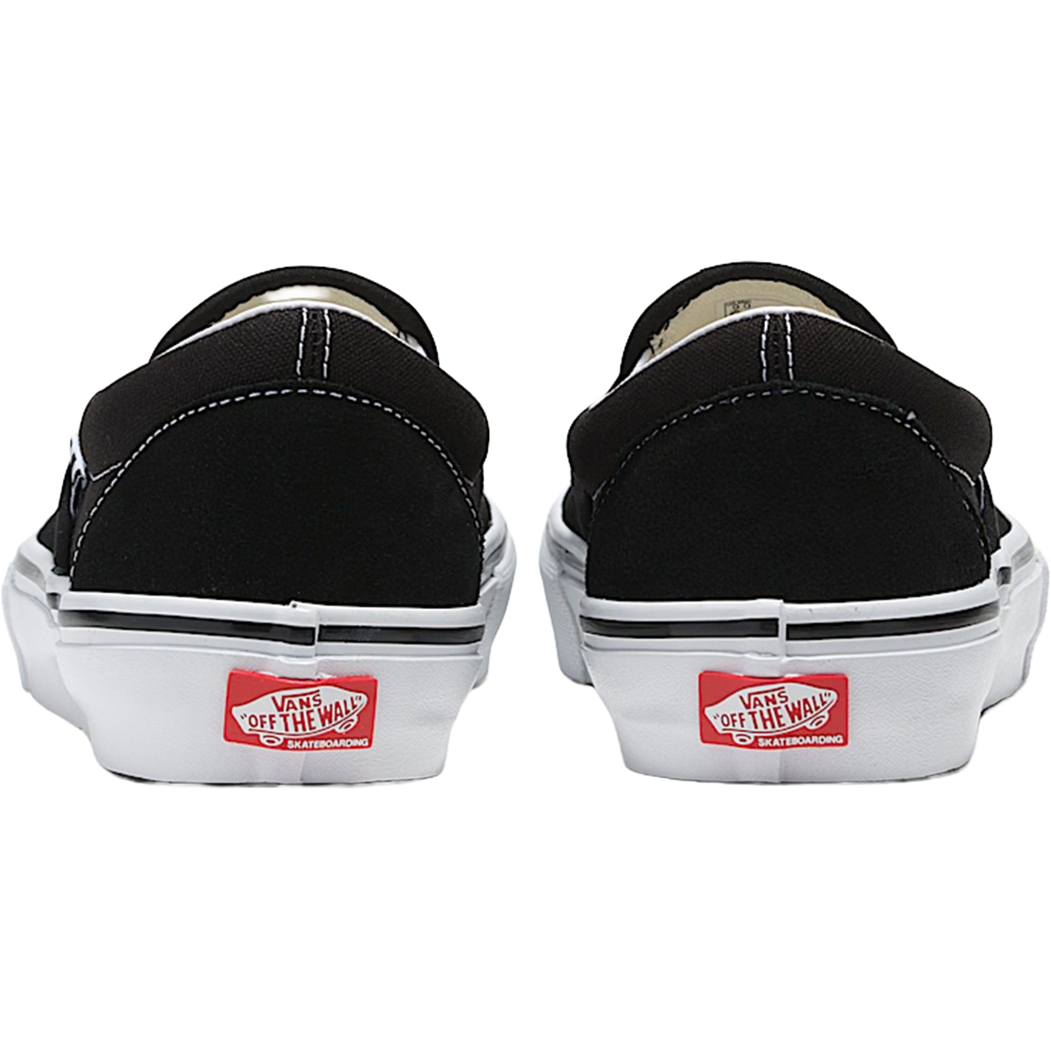 Vans Skate Slip On Shoe Black White Shoes