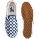 Vans Skate Slip On Shoe Blue Checkerboard Shoes