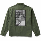 Vans Skate X Atiba Haze Military Overshirt Pine Green Casual Jackets