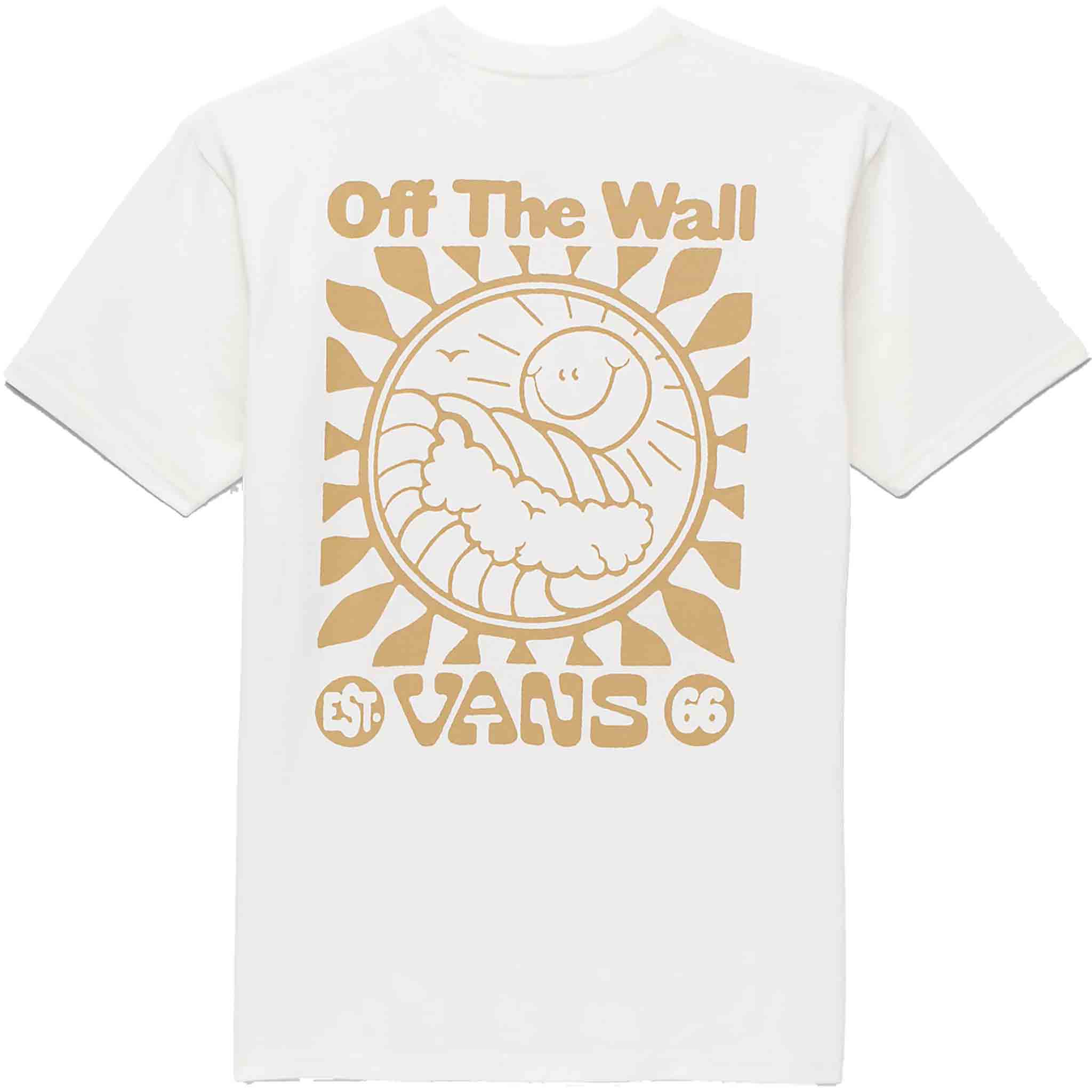 Vans Sun And Surf Short Sleeve Tee Marshmallow T Shirt