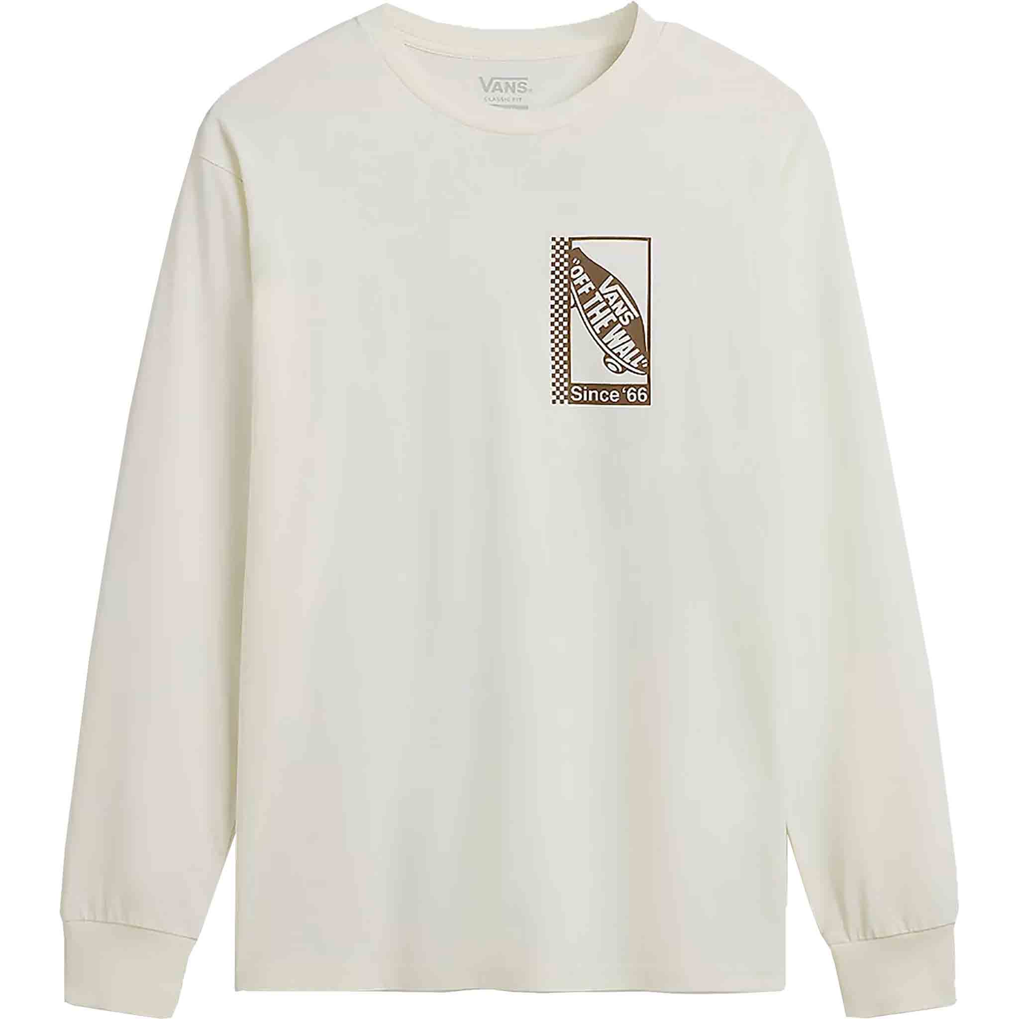 Vans Tech Box Long Sleeve Tee Marshmallow T Shirt