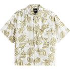 Vans Van Doren Printed Camp Shirt Soft Sage Green Button Up