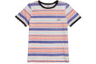 Vans Women's Override Ringer Tee Coral Multi Stripe Womens Apparel