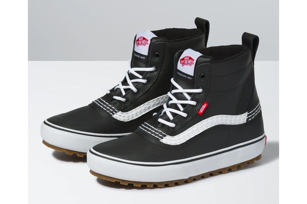 Vans Women's Standard Mid MTE Black White Shoes