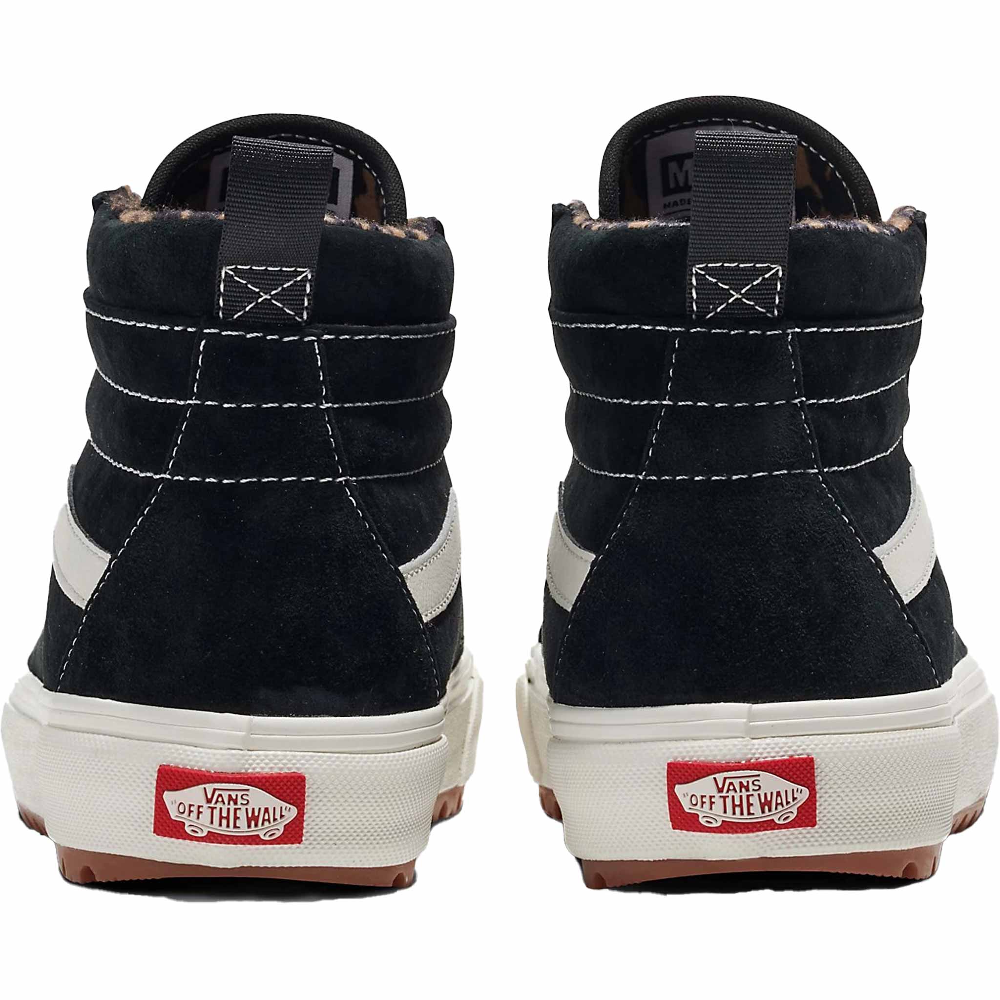 Vans Womens Suede MTE-1 Sk8-Hi Shoe Black Leopard Shoes