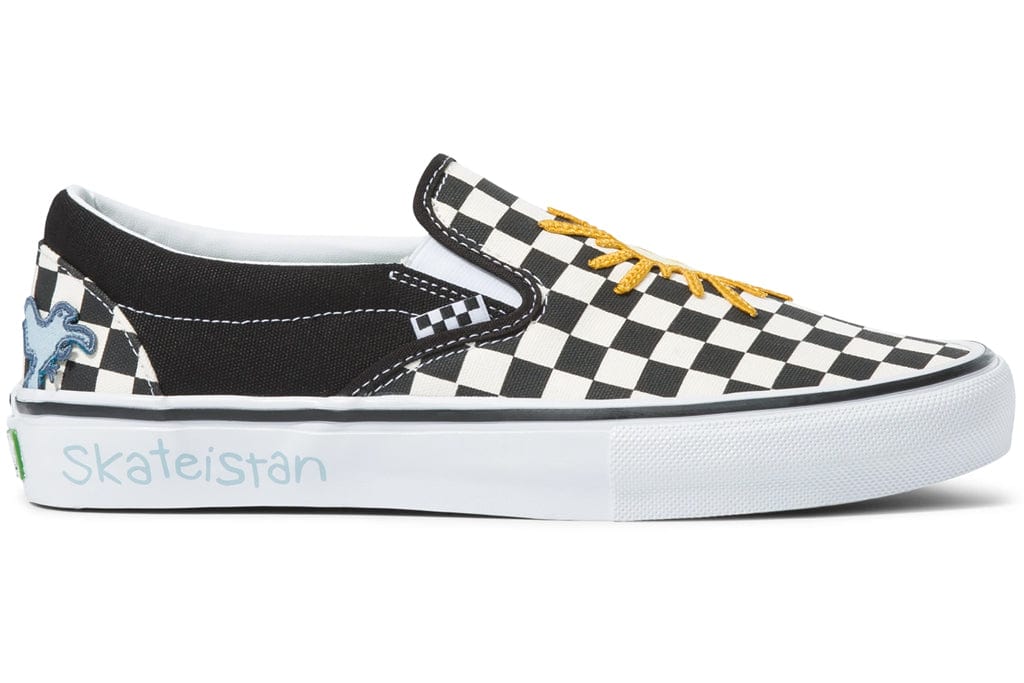 Vans X Skateistan Women's Skate Slip On Checkerboard Womens Apparel