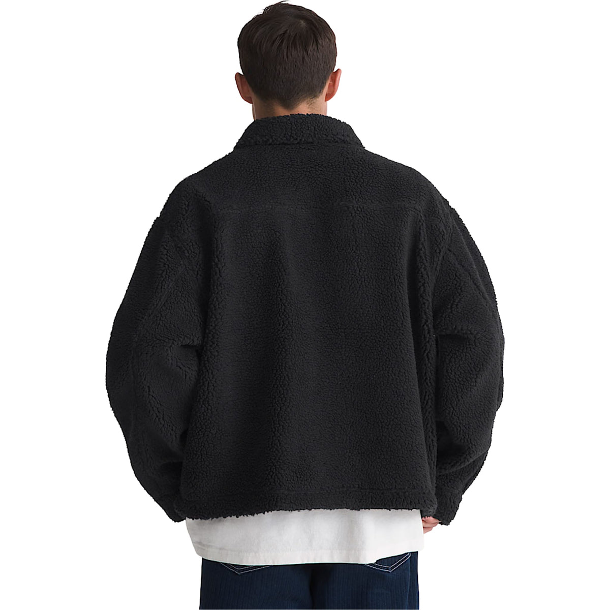 Vans Yukon High Pile Fleece Jacket Black Casual Jackets