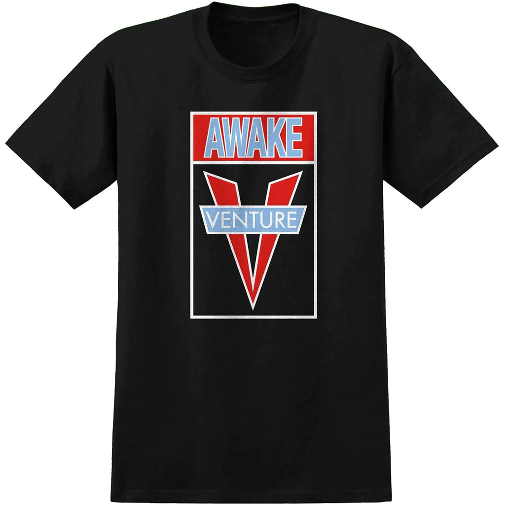 Venture Awake Tee Black T Shirt