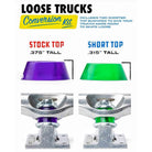 Venture Loose Pack Short Top 90d Bushing Set Skateboard Accessories