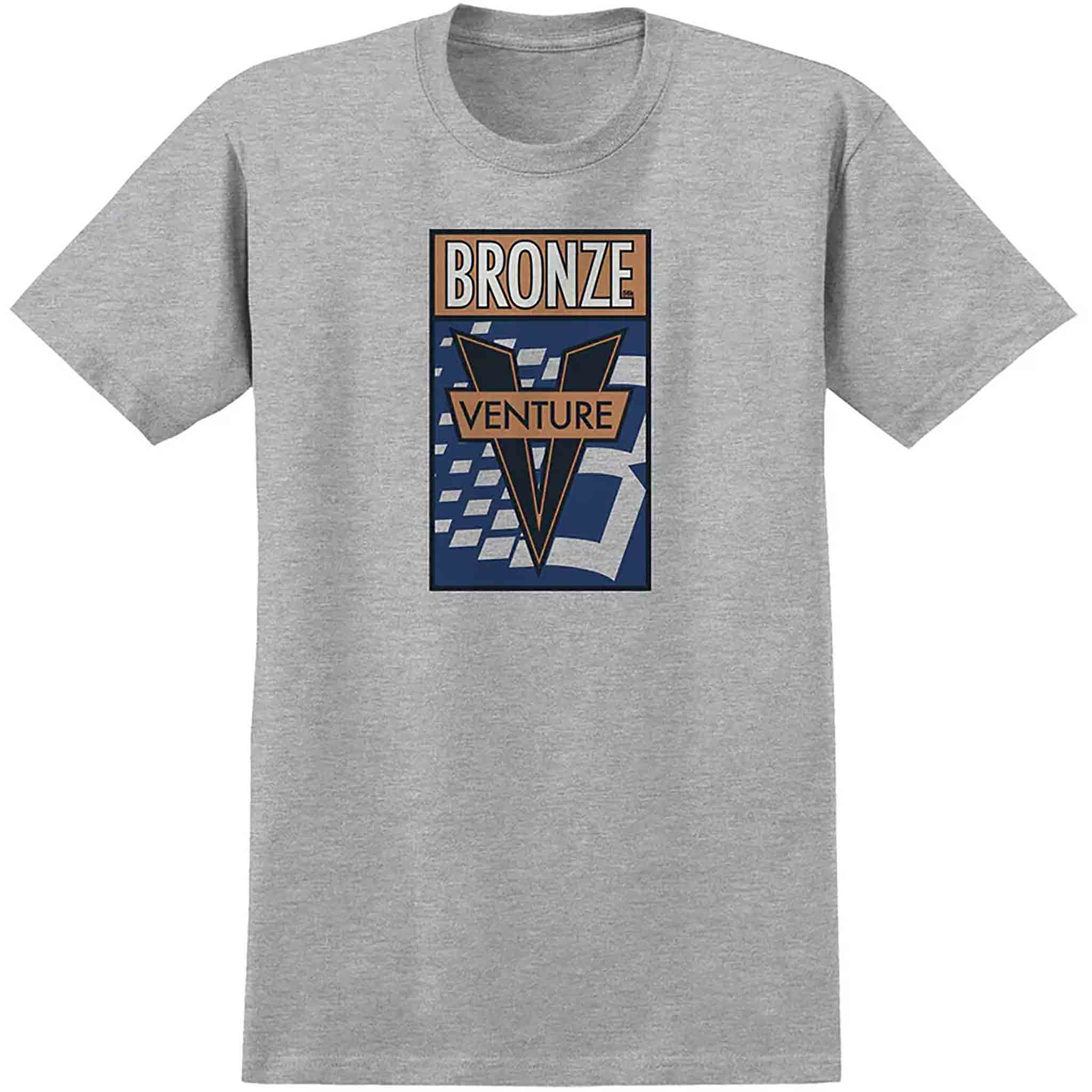 Venture X Bronze Awake Tee Heather Grey T Shirt