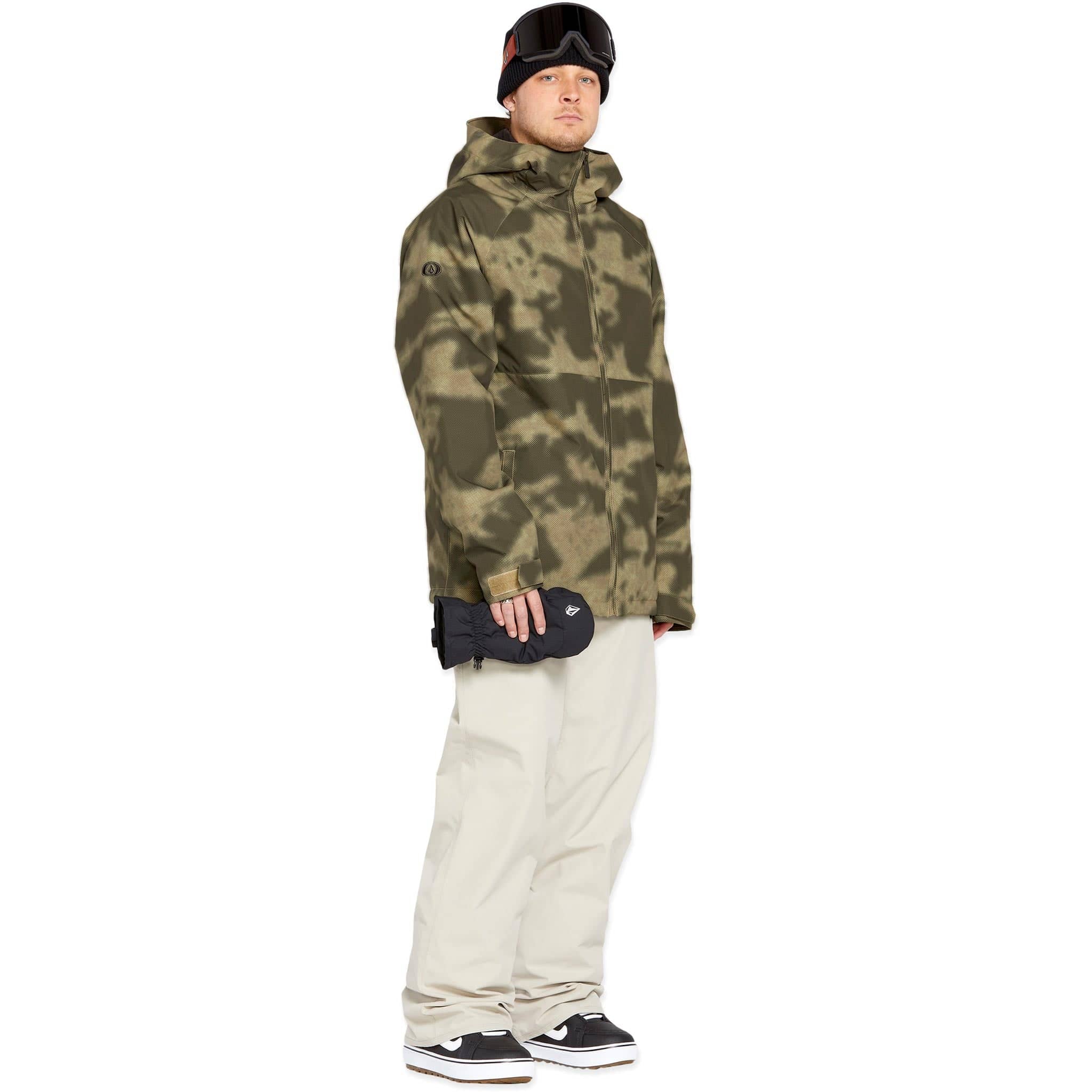 Volcom 2836 Insulated Jacket Camoflauge 2025 Mens Snowboard Coat