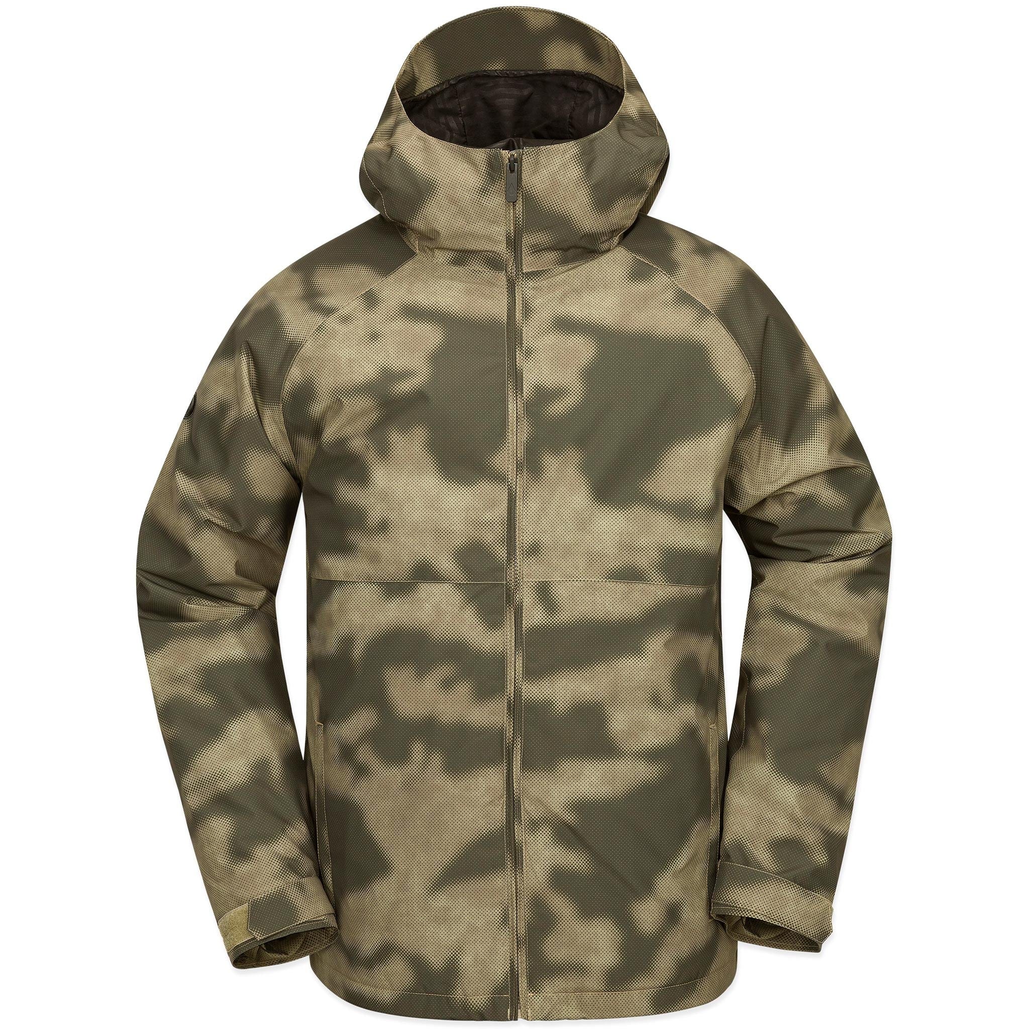 Volcom 2836 Insulated Jacket Camoflauge 2025 Mens Snowboard Coat