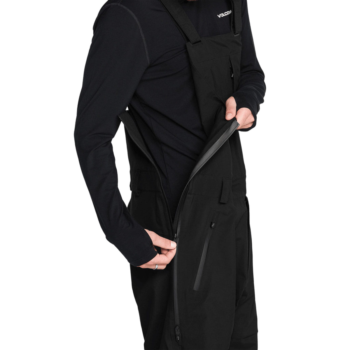 Volcom Anyox 3L Gore Pro Bib Black 2027 Mens Snowboard Pants
