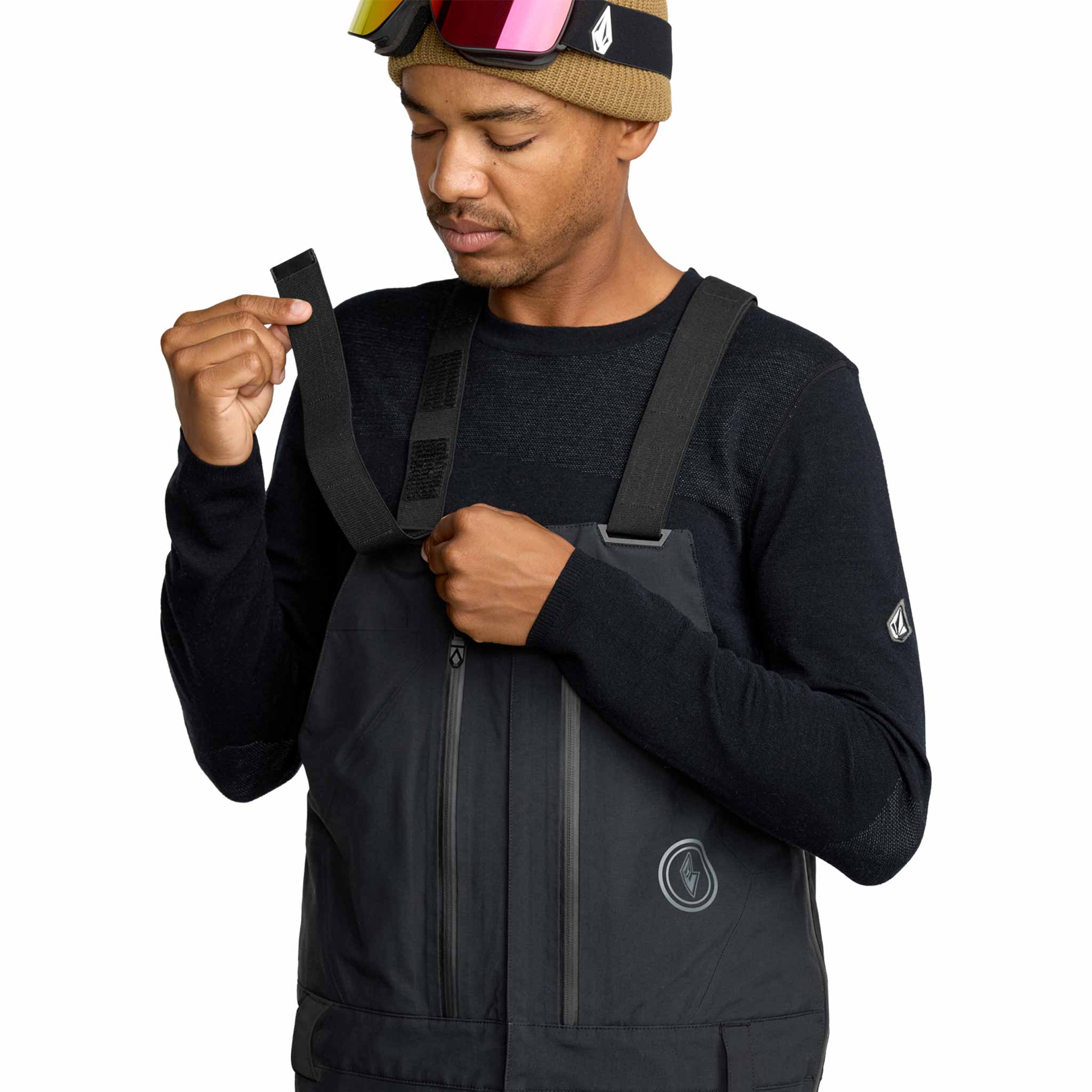 Volcom Anyox Gore-Tex Pro Shell Bib Black 2026 Mens Snowboard Pants