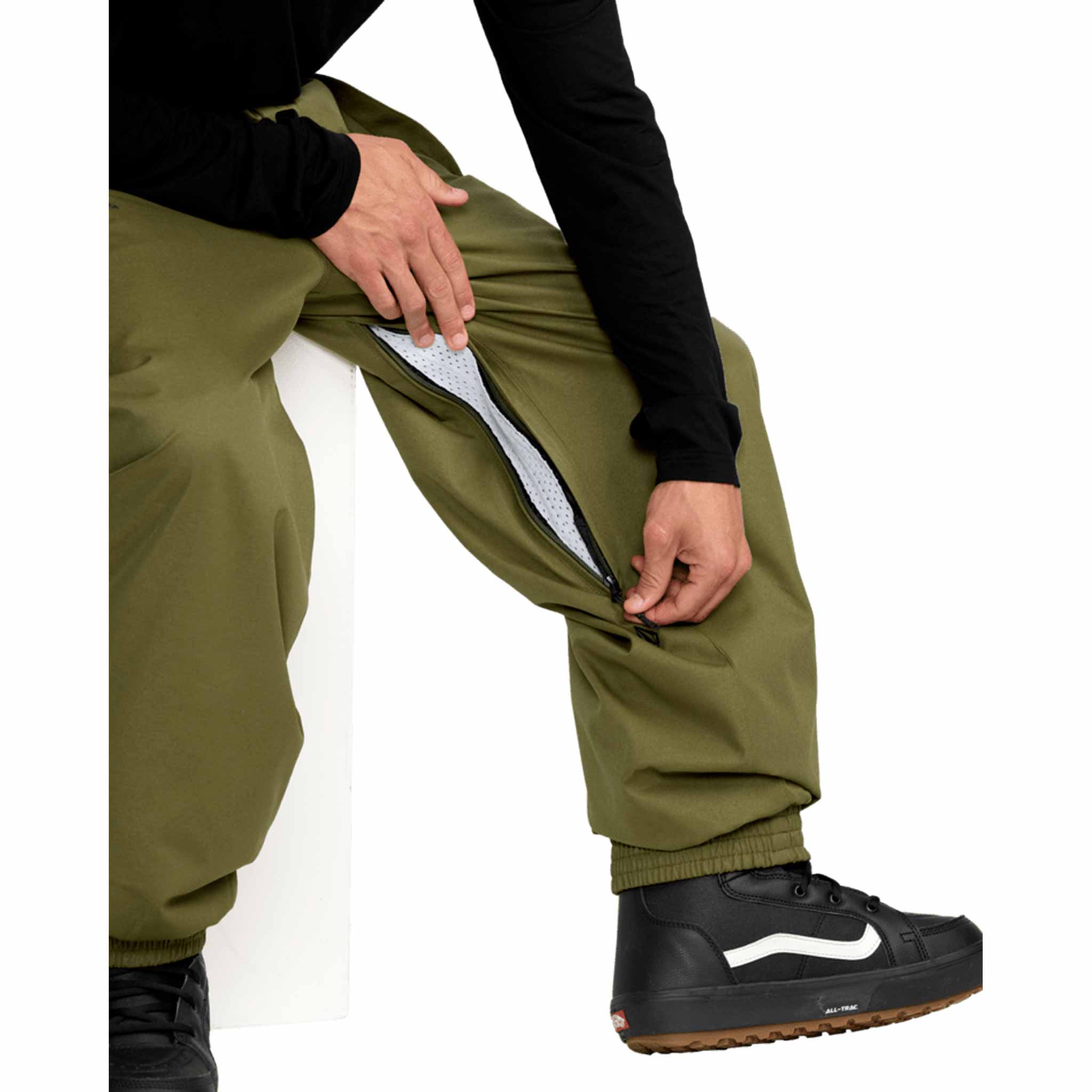 Volcom Arthur 20K Pant Dark Olive 2026 Mens Snowboard Pants