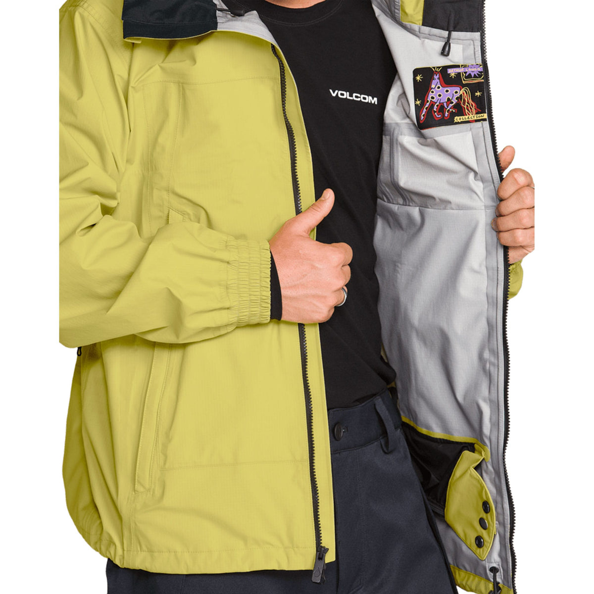 Volcom Arthur 3L 20K Jacket Golden Haze 2027 Mens Snowboard Jackets