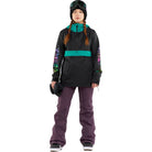 Volcom Ashfield Pullover Jacket Black 2024 Womens Snowboard Jackets