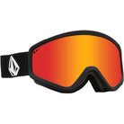 Volcom Attunga Matte Black Red Chrome Goggles