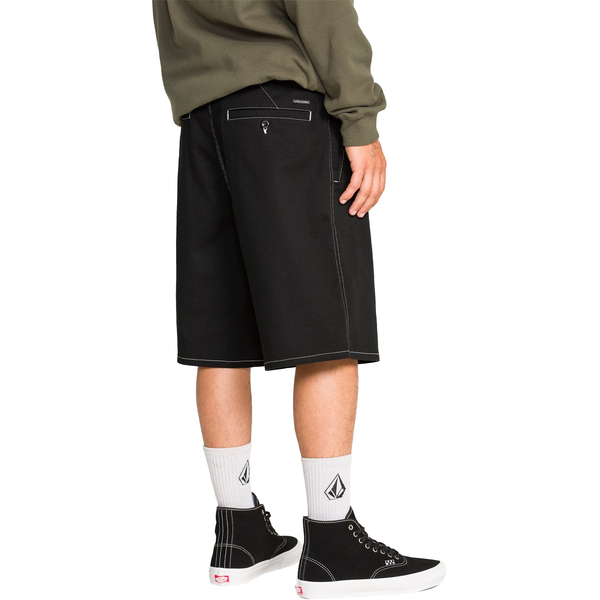 Volcom Billow Chino 22" Shorts Black Shorts