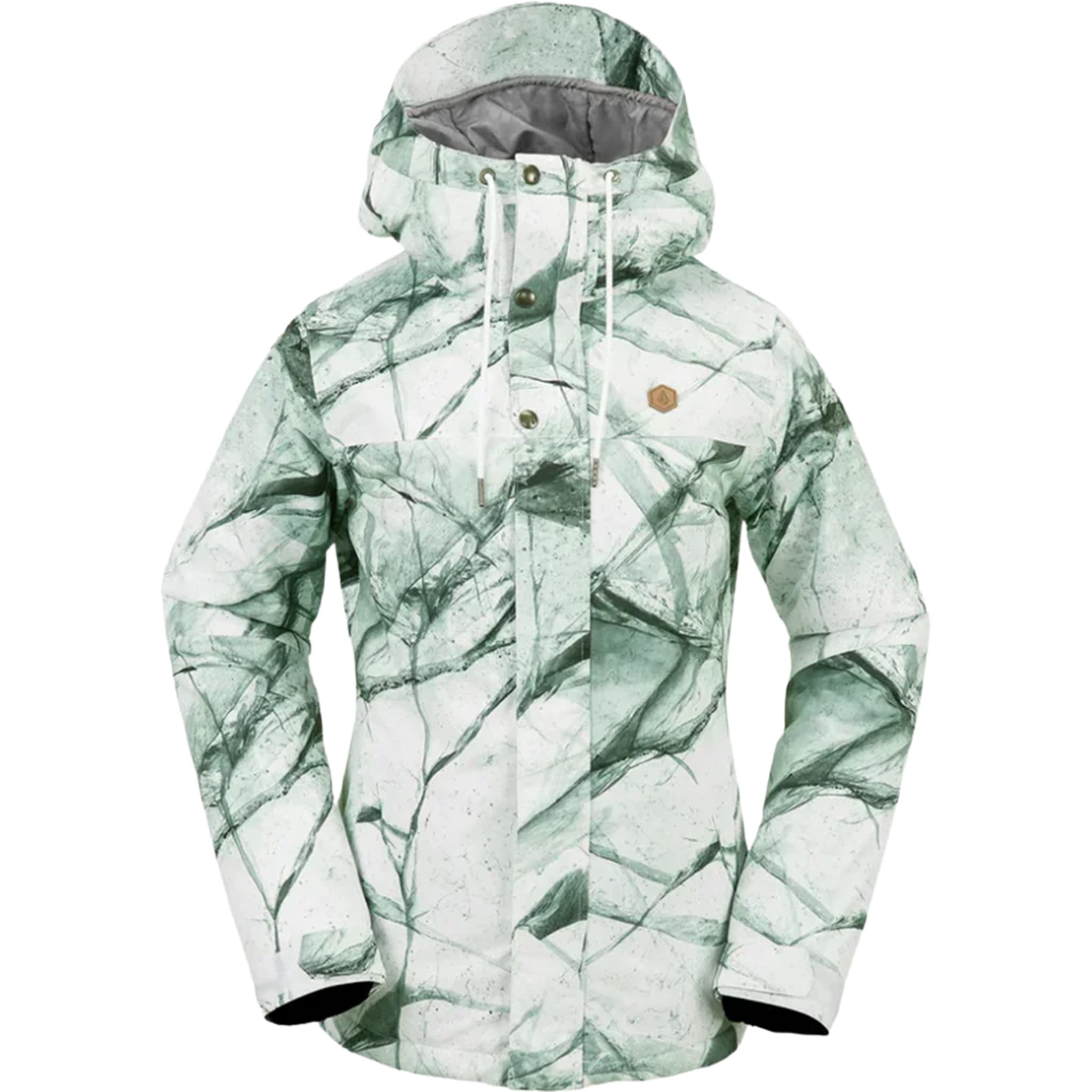 Volcom Bolt INS Jacket White Ice 2024 Womens Snowboard Jackets