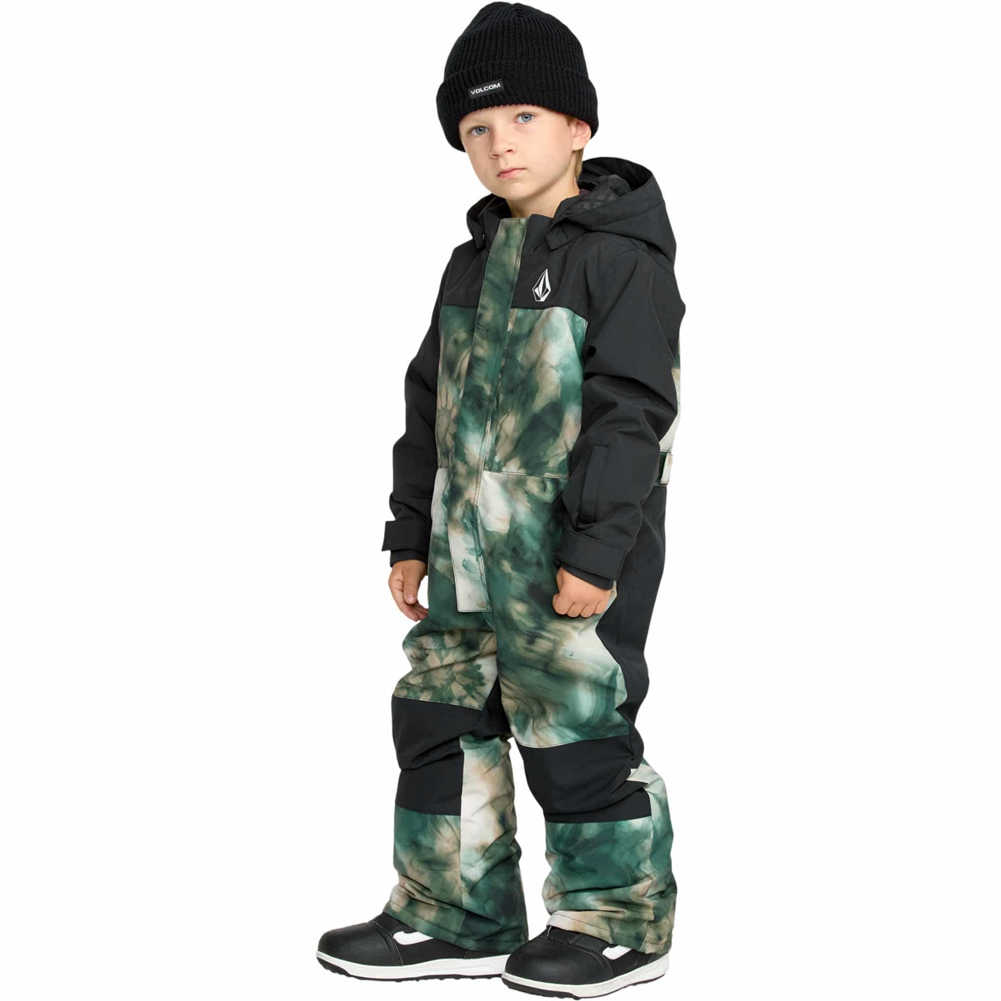 Volcom Boys Little Flurry One Piece Green 2026 Youth Jackets
