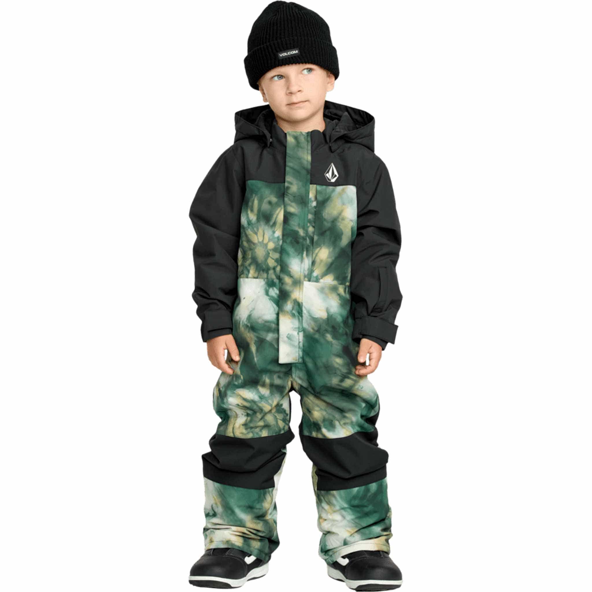 Volcom Boys Little Flurry One Piece Green 2026 Youth Jackets