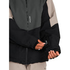 Volcom Brighton Full Zip Jacket Dark Grey 2027 Mens Snowboard Jackets
